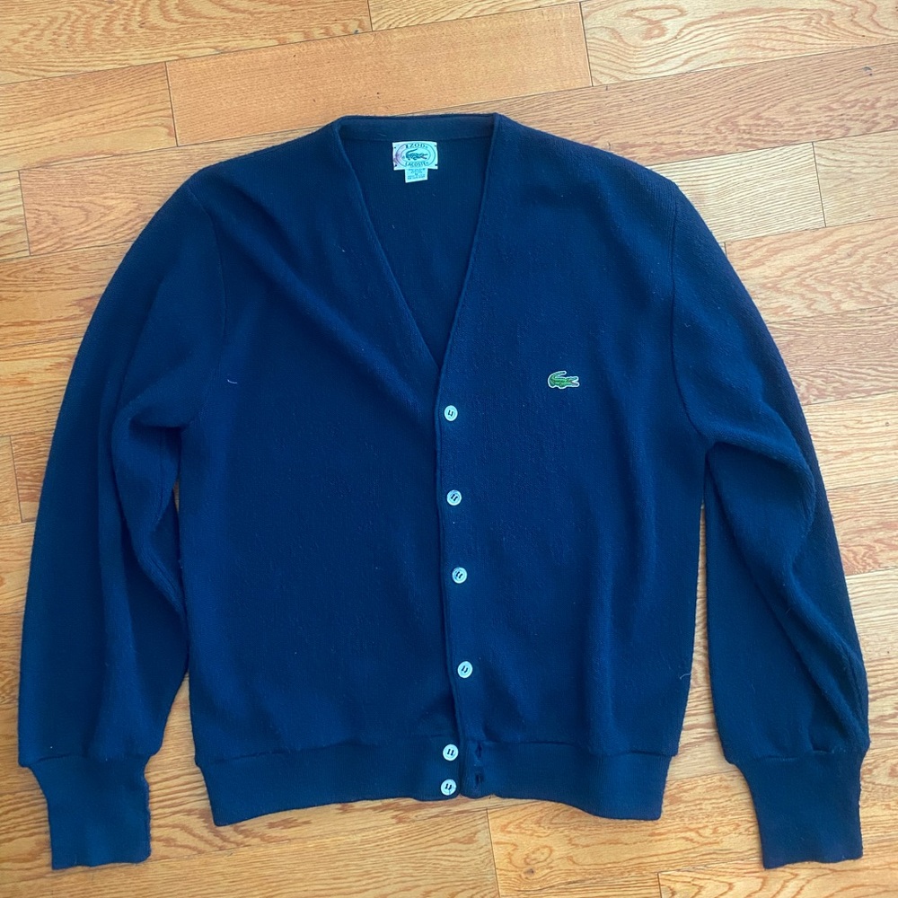 Vintage Lacoste Oversized Cardigan